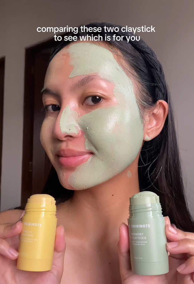 it’s so nice that I’m rotating these two every week💚💛 #claymask #claystick #skincareph #beautyph #theoriginote 
