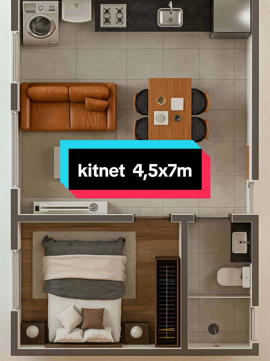 ✨ “Sabe aquela casinha pequena que cabe tudo? Então… olha essa planta de 1 quarto super funcional 😍” 🏡 Cozinha integrada, sala aconchegante, quarto espaçoso e até banheiro completo – tudo no lugar certo! 💡 Prova de que dá pra morar bem em poucos metros quadrados! 👉 Quer um projeto assim? Nós fazemos do jeitinho que você sonha, com preço acessível. #plantabaixa #casapequena #arquitetura #decorinspo #engenhariacivil  