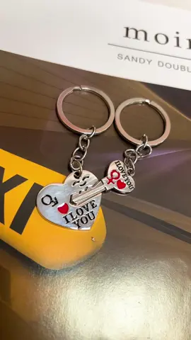 One with your other half love💕 #couple #keychain #cute #homeimprovement #fyp