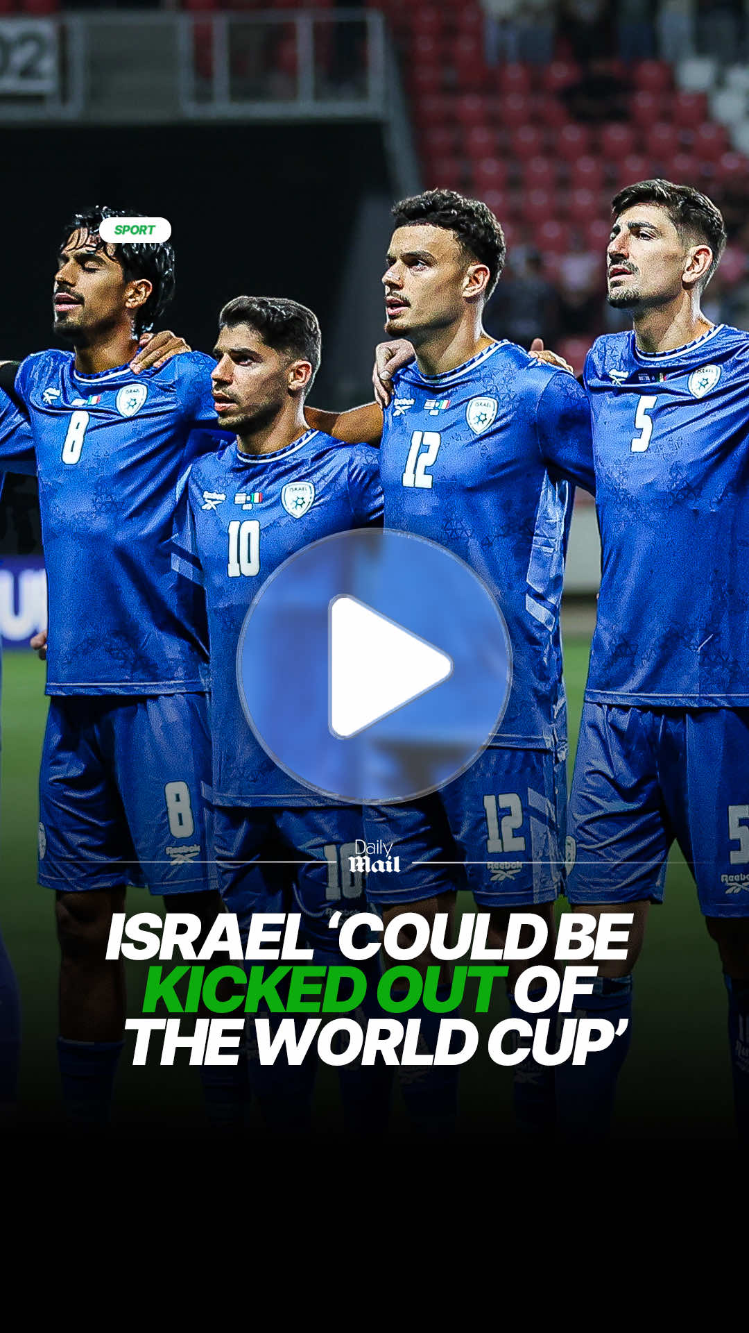 Israel 'could be kicked out of the World Cup TODAY' 🚨 #israel #worldcup #news #Soccer #football 