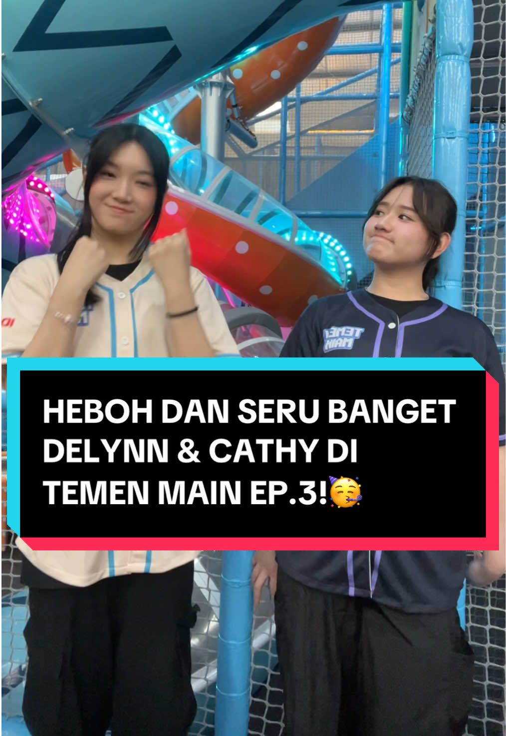 Terima kasih buat kalian yang udah ikutin episode 3 Temen Main bareng Delynn JKT48 & Cathy JKT48! Episode 3 seru banget dengan kehebohan mereka!❤️
 
 Sampai jumpa di Temen Main selanjutnya!🎉
 #delynnjkt48 #cathyjkt48 #idnlivejkt48 
