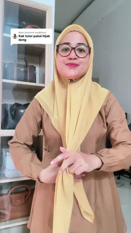 Membalas @ana@Dauti tutorial hijab sat set ala mbak PNS Pemda 👌✨