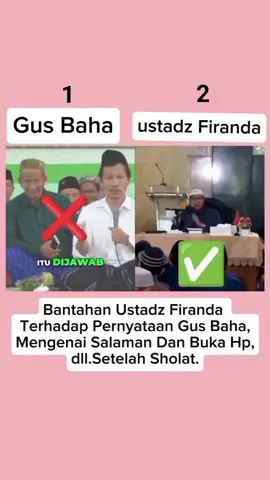 Dikasih paham pak Gus nya Beribadah itu pake dalil, Jangan hanya mengedepankan akal dan hawa nafsu