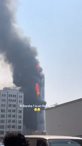 #AlBarsha 1 is on fire again 😥😥