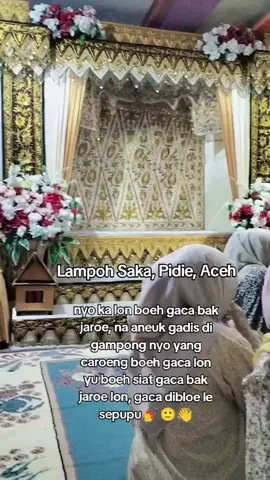 Loen boeh gaca bak jaroe, lon yu boeh siat bak aneuk gadis di Gampong nyo yang caroeng boeh gaca lon jok peng 💅🙂👋 #women #aceh #muslim #fyp #foryoupage 
