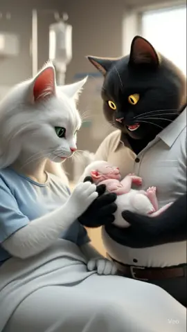 Why do men get angry 😿#catlover #catstory #aicatworld85 