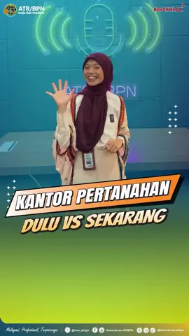 #Repost @kementerian.atrbpn Halo #SobATRBPN, Kementerian ATR/BPN terus berinovasi dan bertransformasi memberikan pelayanan pertanahan digital. untuk itu, mari sini ikut Minaru yang akan menjelaskan perbedaan Kantor Pertanahan dulu vs sekarang melalui video berikut ya, Sob☝🏼 #IndonesiaLengkap #ATRBPNKiniLebihBaik #ATRBPNMajudanModern