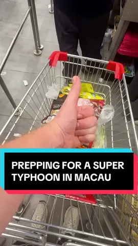 Prepping for a super typhoon in Macau! Stay safe ❤️ #typhoon #macau #china #macaolife #macautiktok🇲🇴 