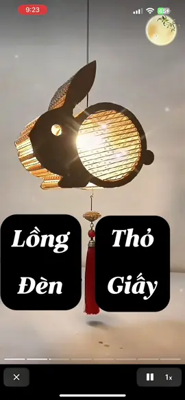 Hướng dẫn làm Lồng Đèn Thỏ Giấy cực xịn cho mùa Trung Thu #longdenthogiay #tettrungthu #longden #DIY