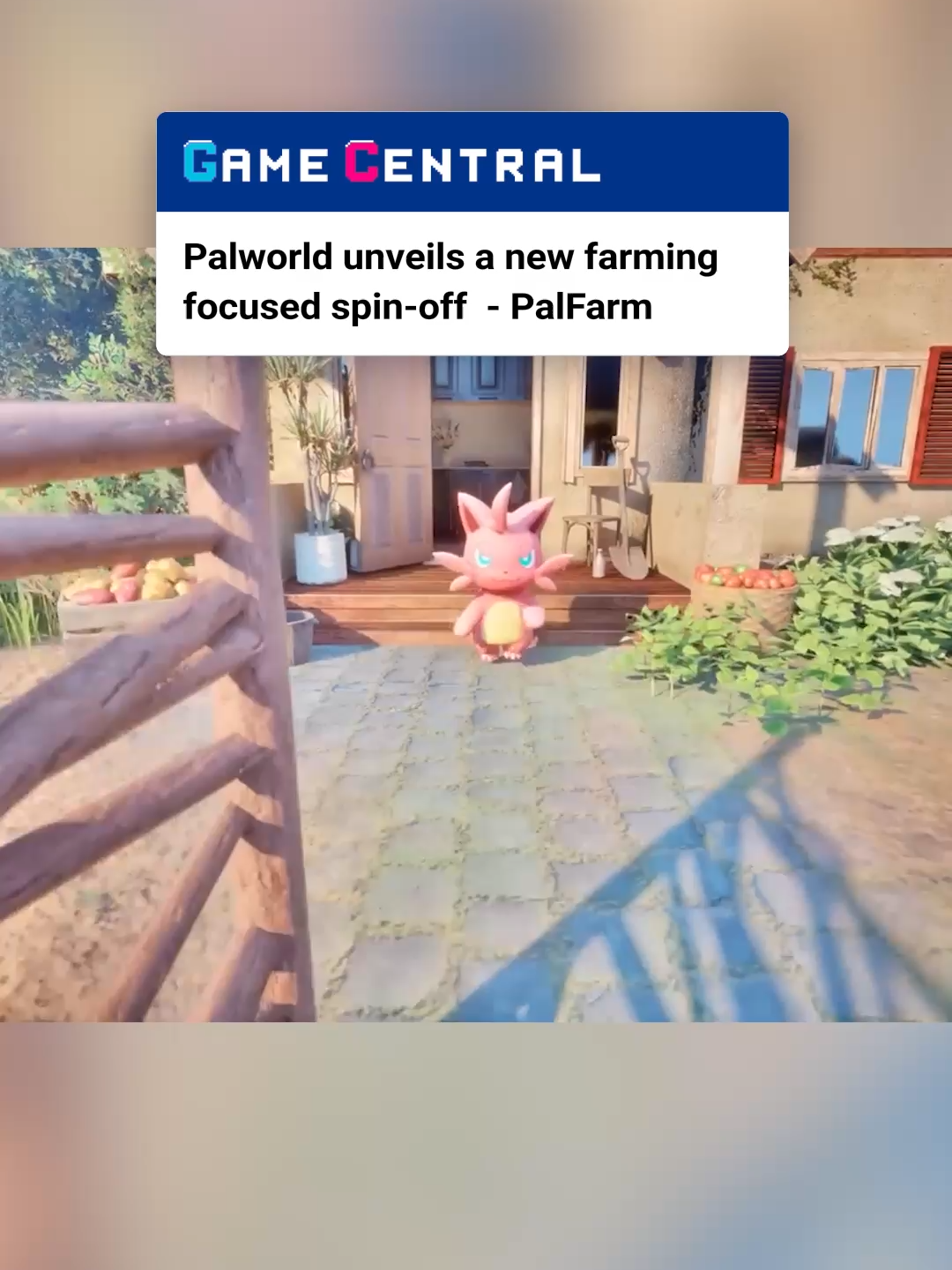 seemingly undeterred by any ongoing nintendo lawsuits, palworld has now unveiled a farming themed spin-off called...well, palfarm funnily enough - the game will be wholly seperate from the main title and we'll let you know the second pocketpair actually announce a release date for it #palworld #pokemon #nintendo #nintendoswitch #gaming