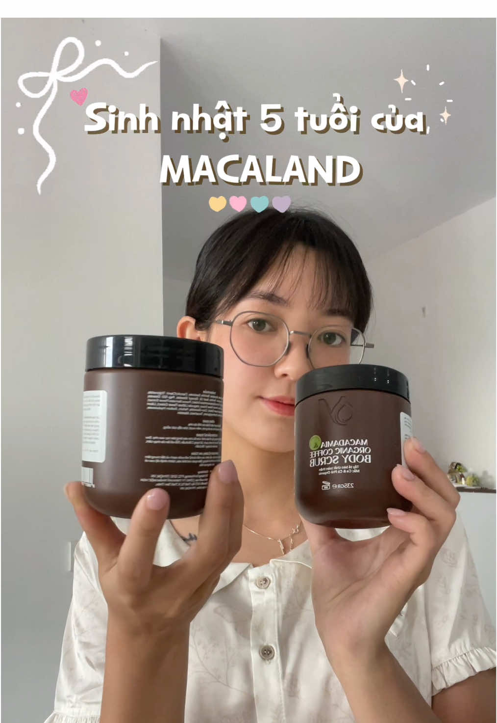 Chưa thấy em nào dùng xong mịn da hơn em này, thử đi dùm tuiii #macaland #taytebaochet #sinhnhat5tuoi #chamsocdabody #taytebaochetmacca 
