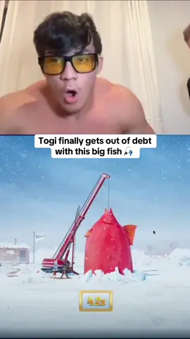 Togi finally gets out of debt with this big fish #togi #kickstreaming #streamer 