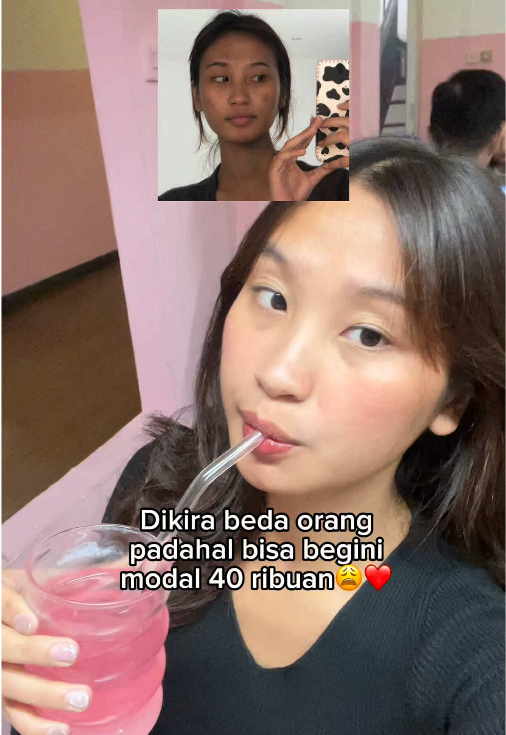 Modal 40ribuan sampe dikira beda orang? udah biasa sih ngadepin efek orang gapercaya karena glominum ini😩❤️ #Jiera #Glominum #Glutathionedrink #GlowUp 