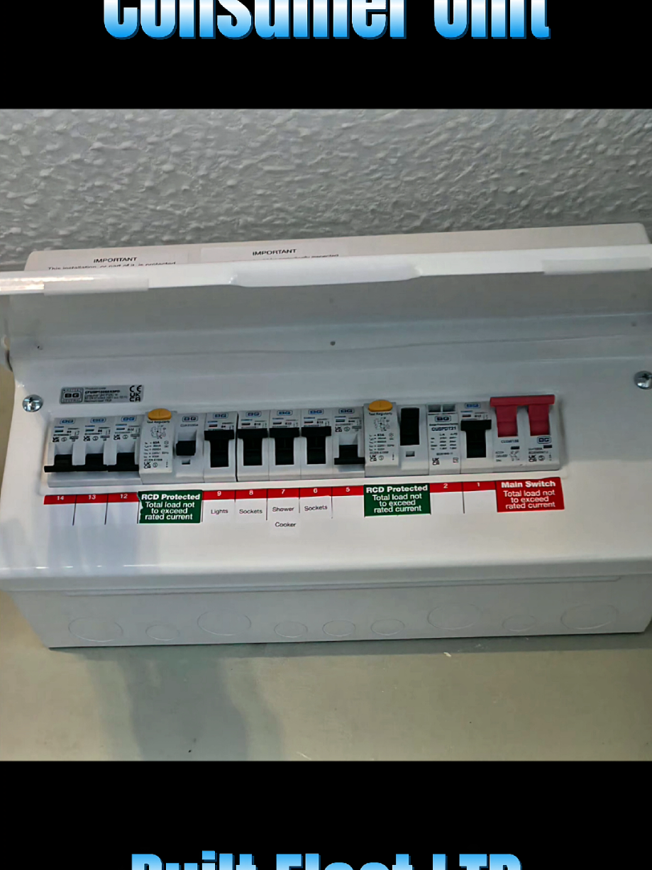 Replacing Electrical Consumer Unit (Before and after) - Built Elect LTD - Contact: 07861717976 #electric #beforeandafter #builtelect #electrician        #creatorsearchinsights 