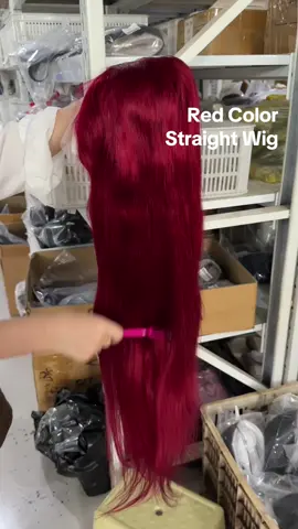 Red Color #humanhair #tiktokshoprestock #fallfreshness #13x6lacefrontwig 