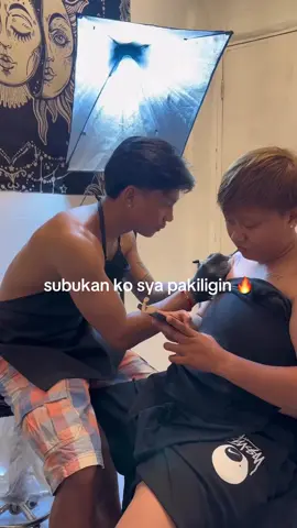 pati sya napakilig hahaha ✍️🥰 #tattooartist #moreno #fypシ゚ 