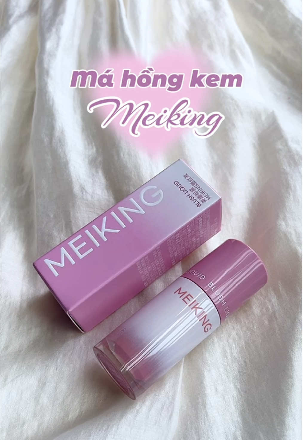 Má hồng kem của Brand do Lâm Nhất làm đại diện nè mấy bà 😽⭐️🔥                      #mahongkemmeiking #mahongkem #meiking 