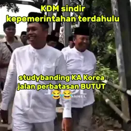 KDM sindir kepemerintahan terdahulu. evaluasi, monitoring tapi jalan Barutut😂