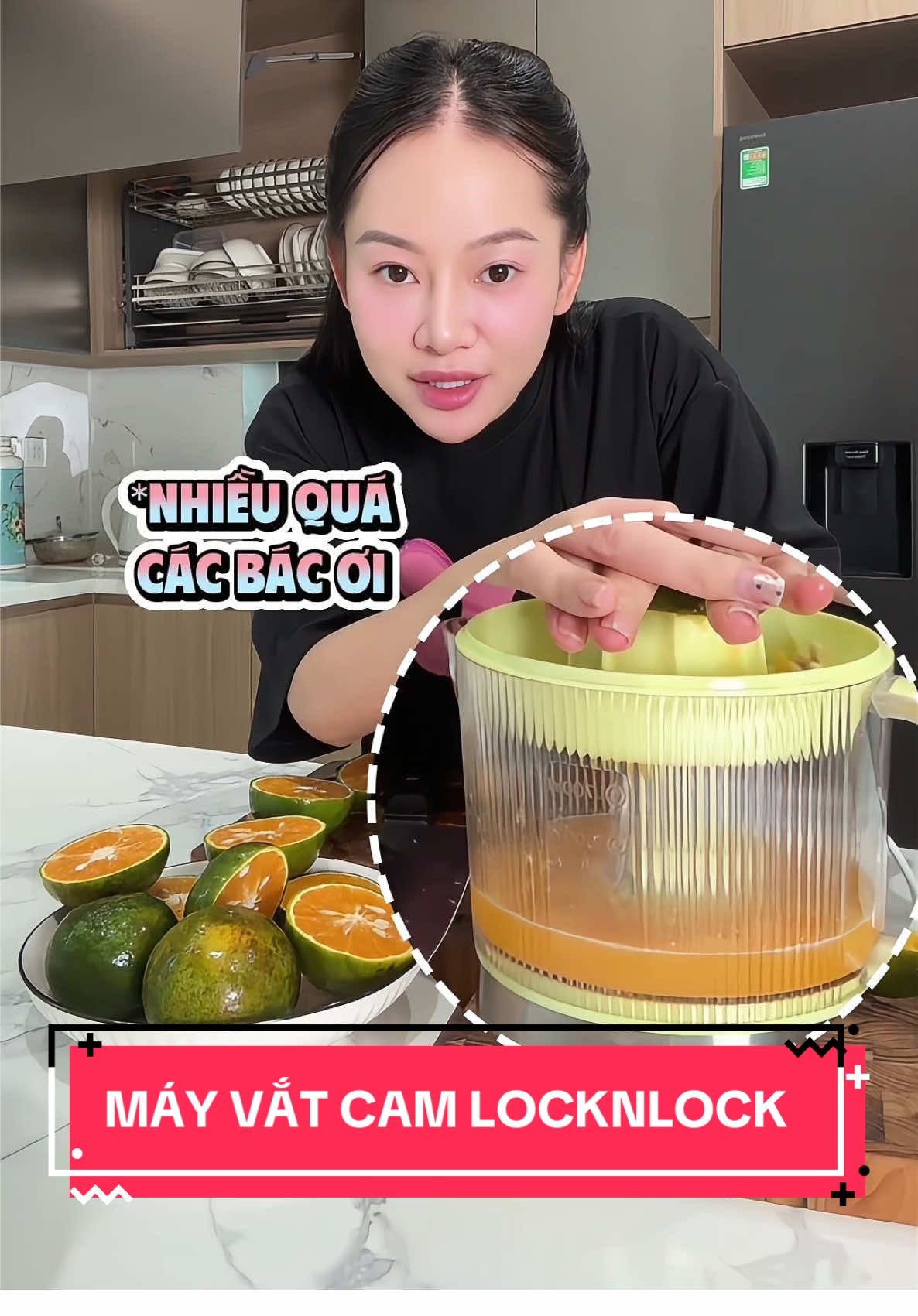 Vắt nước cam cho cả nhà uống thoải mái mà còn tiết kiệm chi phí sinh hoạt luôn ạ