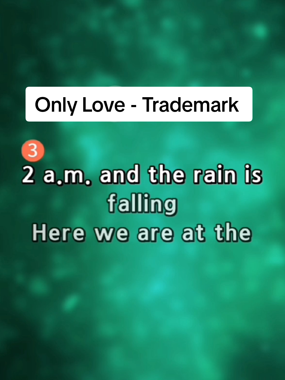 Only Love By Trademark  #karaoketime #fyppppppppppppppppppppppp  #viral  #kantahansatiktok #tiktokfun