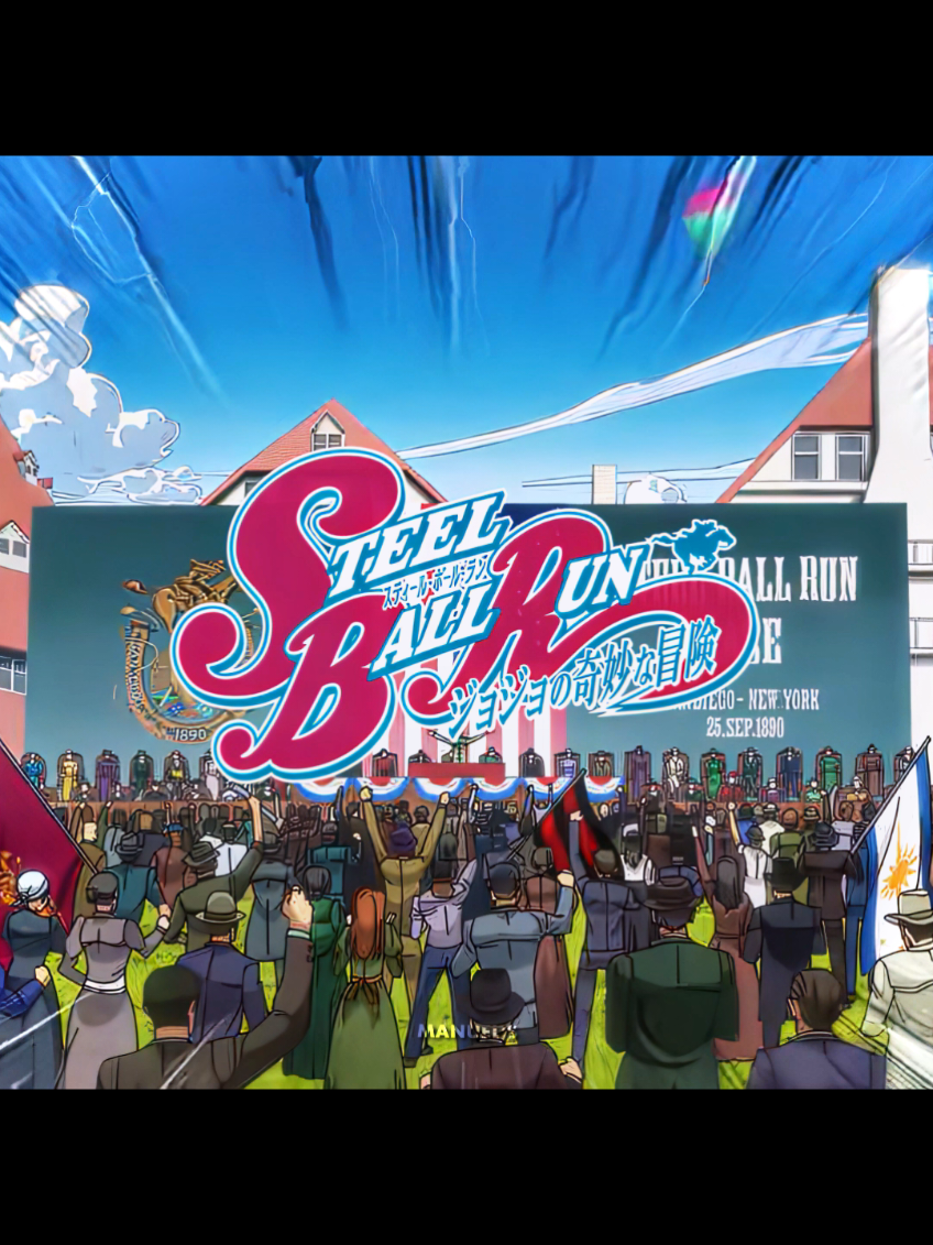 Finally STEEL BALL RUN 😍🗣 // #jojo #jojosbizarreadventure #steelballrun #sbr #edit 