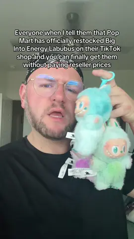 PSA: BIG INTO ENERGY LABUBUS ARE OFFICIALLY RESTOCKED ON THE POP MART TIKTOK SHOP! @POP MART US @POP MART US LOCAL @POP MART US SHOP  #popmart #popmartusshop #labububigintoenergy #labubuunboxing #popmartus 