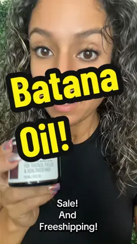 Batana Oil is everything you’ve been missing out on! Thicker fuller healthier hair is literally at you finger tips with container! On sale for 29% off and free shipping! #fyp  #hair  #batanaoil #batana #haircare @Hotana 