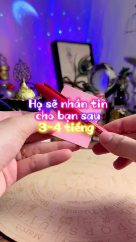 Họ sẽ nhắn tin gọi điện cho bạn sau 3-4 tiếng nữa❤️🧚🏻‍♀️🌙🔮✨ #fairytale777 