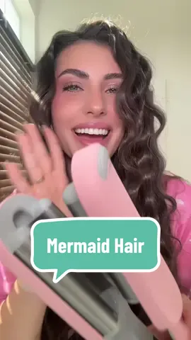 🧜🏼‍♀️ looks so cute in a pony or messy bun too!! Obsessed😌 @TYMO BEAUTY US #tymo #tymobeauty #mermaidhair #easyhairstyles #tiktokshopcreatorpicks 