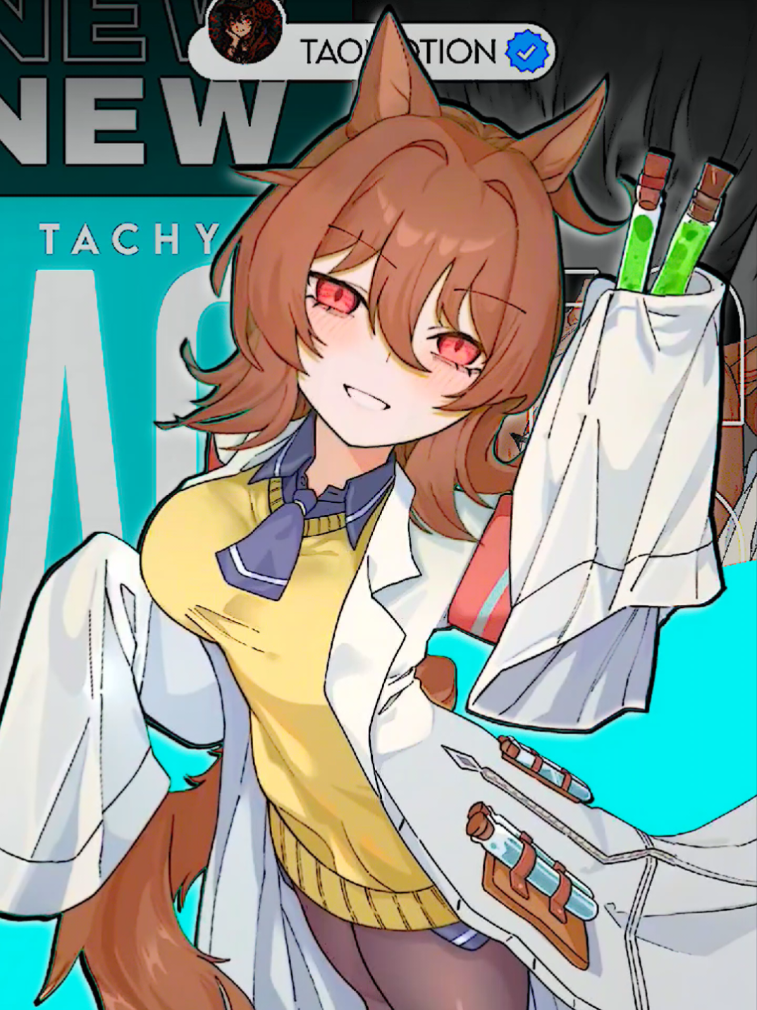Animation of Agnes tachyon!!, to prepare for the other animation!!! 🔥 #umamusume #agnestachyon #animation #anime #taomotionlab 