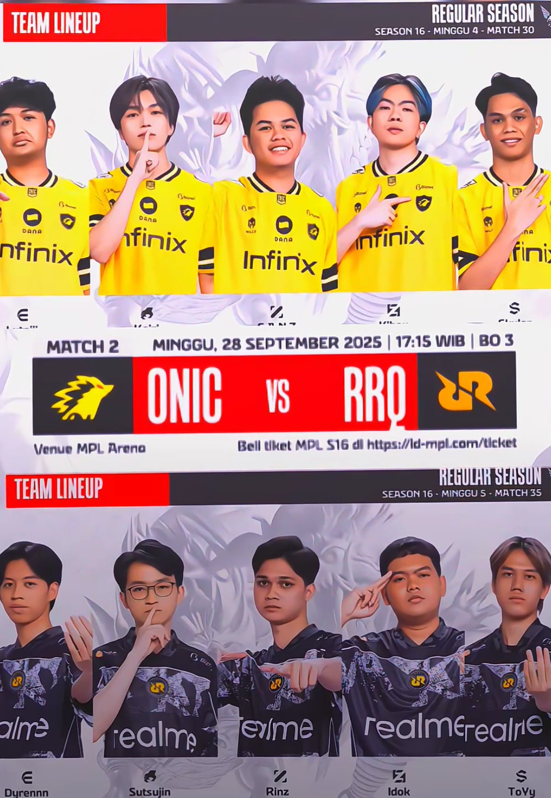 leg 2 onic vs rrq lesgoo🔥🔥#mlbbcreatorcamp #weownthis #mplindonesia #onicesport #teamrrq 