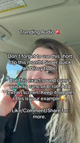 Trending Audio Alert! This one is super simple! Use it any time this month and have fun with it🥰 #trendingaudio 