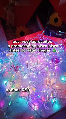 Cordão de Luz Natal Pisca Pisca