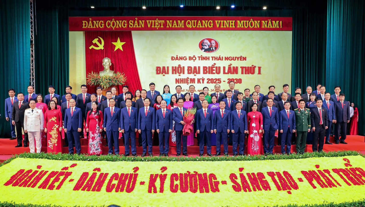 BAN THƯỜNG VỤ TỈNH UỶ THÁI NGUYÊN KHOÁ I, NHIỆM KỲ 2025-2030