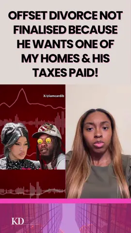 👀 Cardi B is reportedly expecting with Stefon Diggs… but still legally tied to Offset. The hold-up? Offset allegedly wants one of her properties and for her to cover his tax bills. Sis said “nah” and isn’t budging. 💅🏾 👉 What do you think ? Should she cut her losses and sign the papers, or is she right to hold the line? Drop your take ⬇️ #CelebrityNews #TrendingNow #CardiB #Offset #StefonDiggs