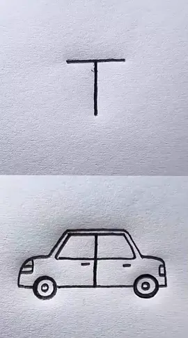 car 🚗 very easy drawing #car #easy #virale #tranding #drawing 