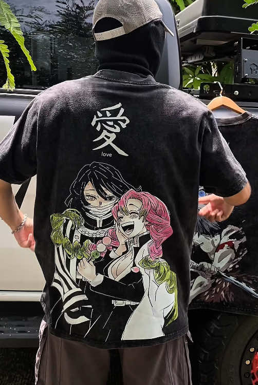 Couple goals, Hashira style🔥💕 #demonslayer #obanaixmitsuri #mitsurukanroji #iguroobanai #animeshirt 
