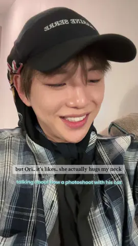 look at that bright smile while talking about Ori (his cat)! he's so madly in love with his cat @daniel.k.official 😭❤️ 250923 instalive #KANGDANIEL #강다니엘 #catlover #คังแดเนียล #fyppppppppppppppppppppppp 