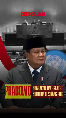Cuplikan Prabowo Subianto dalam KTT Two-State Solution,  salah satu rangkaian dari ulang tahun PBB ke-80. #obrolan08  #presidenprabowo  #indonesiamaju  #sidangpbb  #twostatesolution 