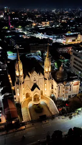 Gereja Katedral Santa Maria Penolong Abadi Samarinda #Gereja #samarinda #kaltim #dronesamarinda #borneo 
