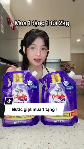 Em này là nước giặt xả nên thơm lắm #hoaihayho #reviewdogiadung #nuocgiat #nuocgiatxa #joykity 