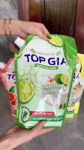 Thùng 3 túi 6 lít nước rửa chén topgia#nuocruachen #review #xuhuong 