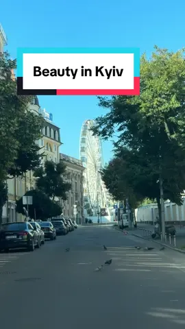 This video gives me Paris vibes somehow 😁 But it is Kyiv, Kontraktova Square view on Ferris wheel 🎡✨ #kyiv #ukraine #explore #travel #visit 