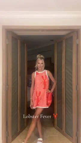 I love 🦞 #lobsterdress #lobster #beachfashion #fyp #foryouuu 