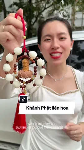 Khánh Phật liên hoa treo trên xe vạn dặm bình an #khanhtreoxeoto #khanhtreoxe #ngocngannga 