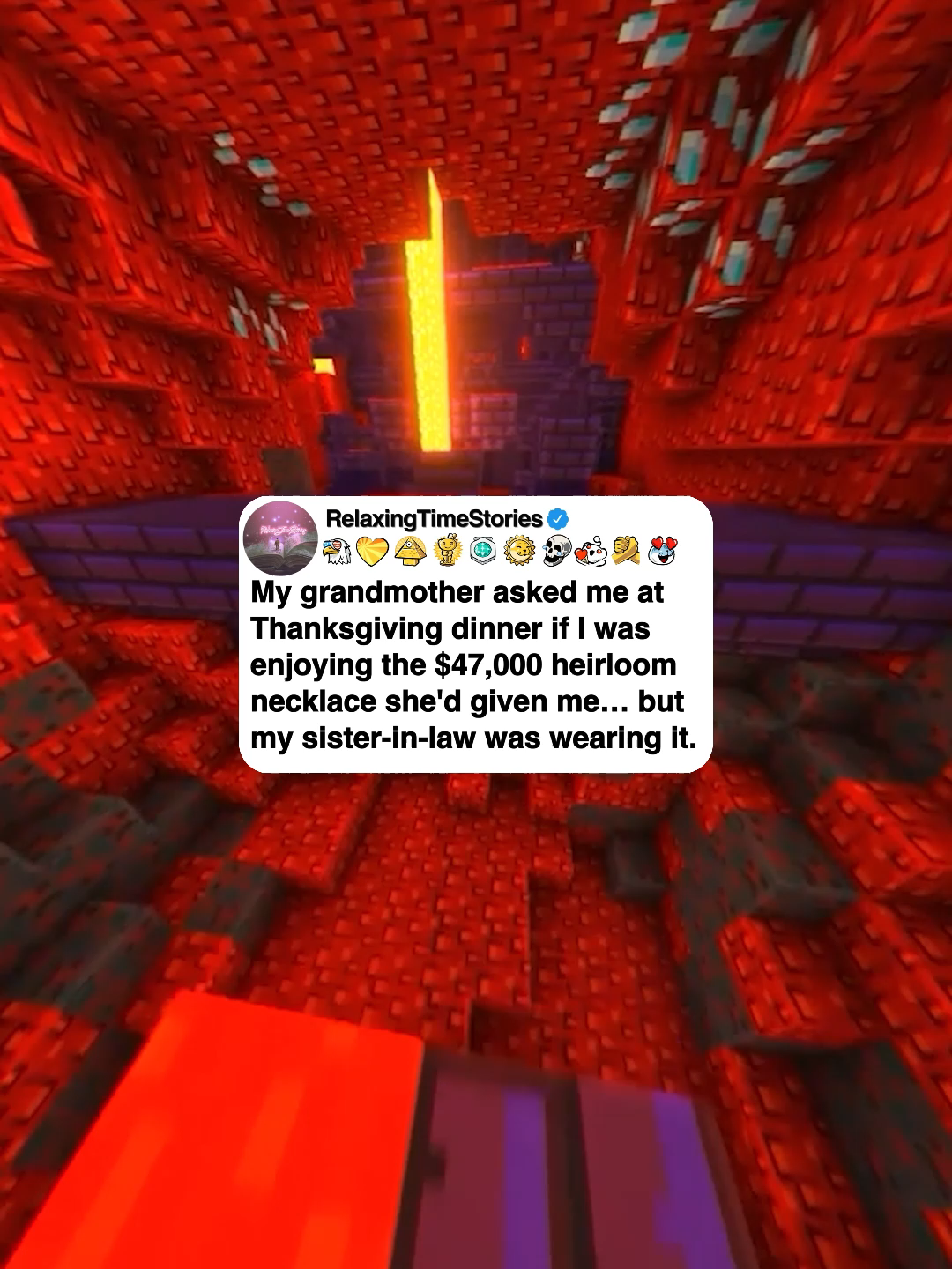 My grandmother asked me at Thanksgiving dinner if I was enjoying the $47,000 heirloom necklace she'd given me… but my sister-in-law was wearing it. #redditreadings #storytime #reddit #storytelling #fyp #relationships #aita #redditstories #fullstories #askreddit #reddit_tiktok