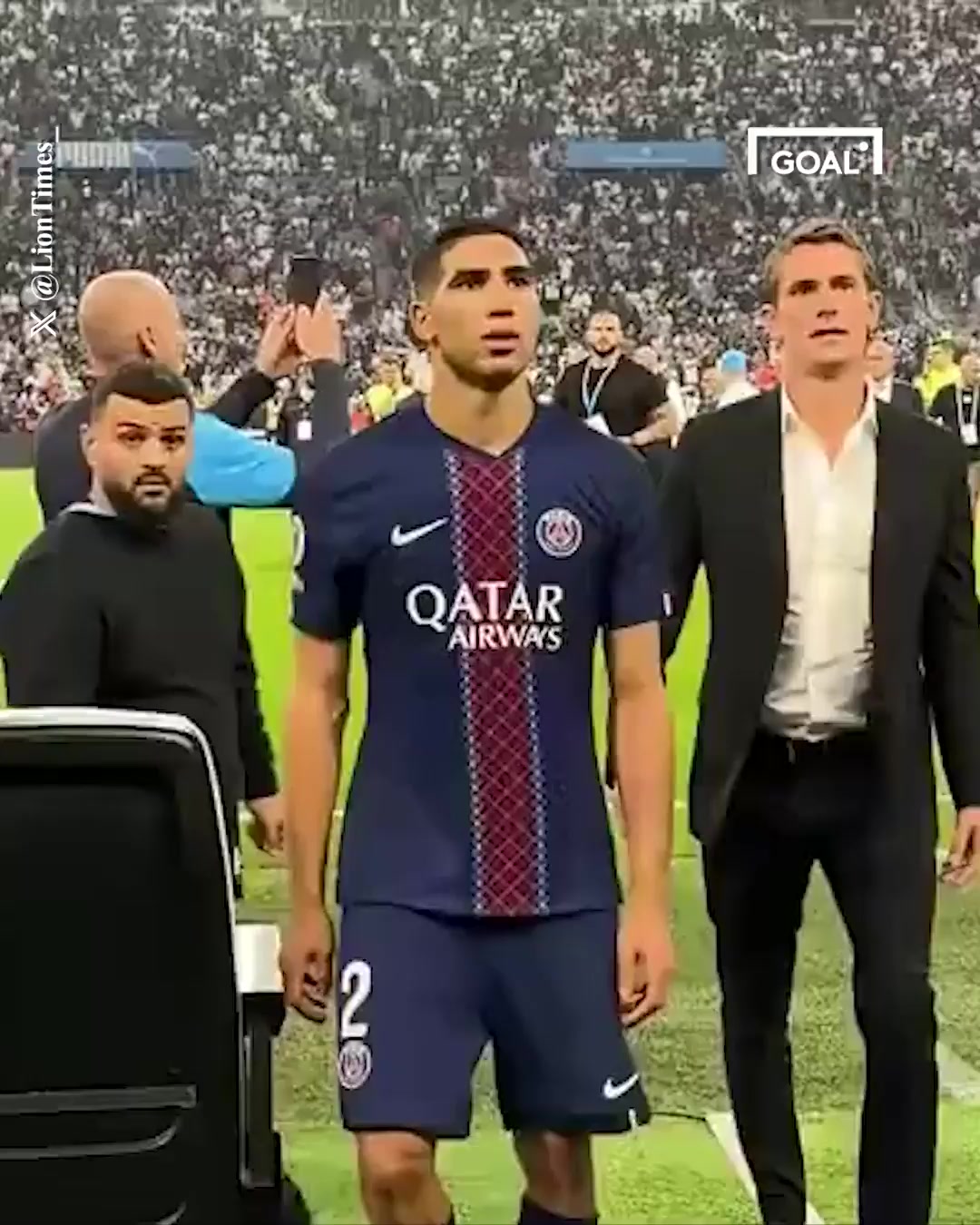 حكيمي خرج عن السيطرة وإشارة مثيرة لجماهير مارسيليا 😱