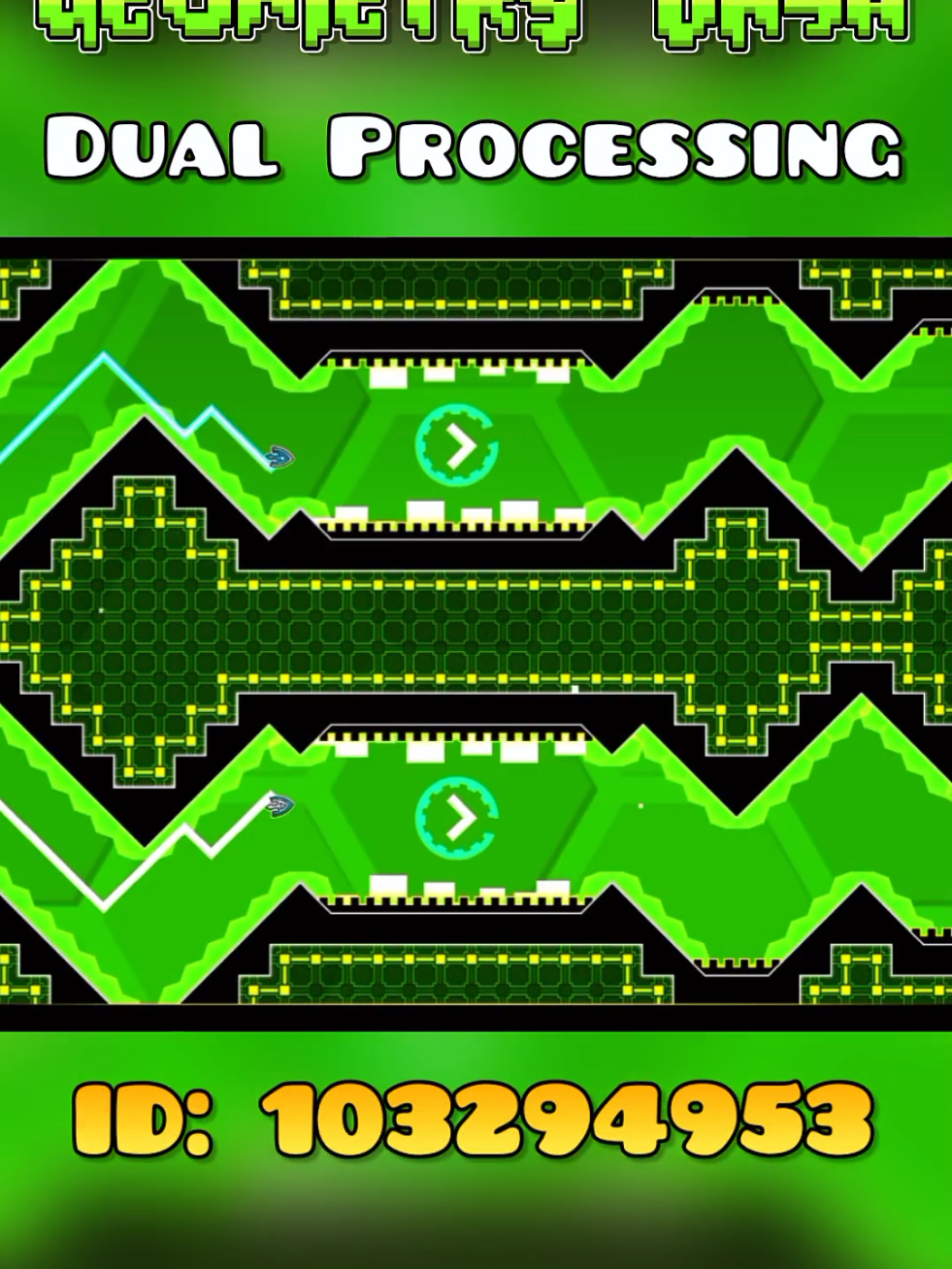 Dual Processing in GD #geometrydash #gd #delerune #meme #fyp 