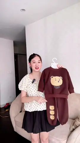 Bộ quần áo nỉ bông cho bé #xuhuong #quanaochobe #bonichobe #bonibongchobe #thoitrangtreem 