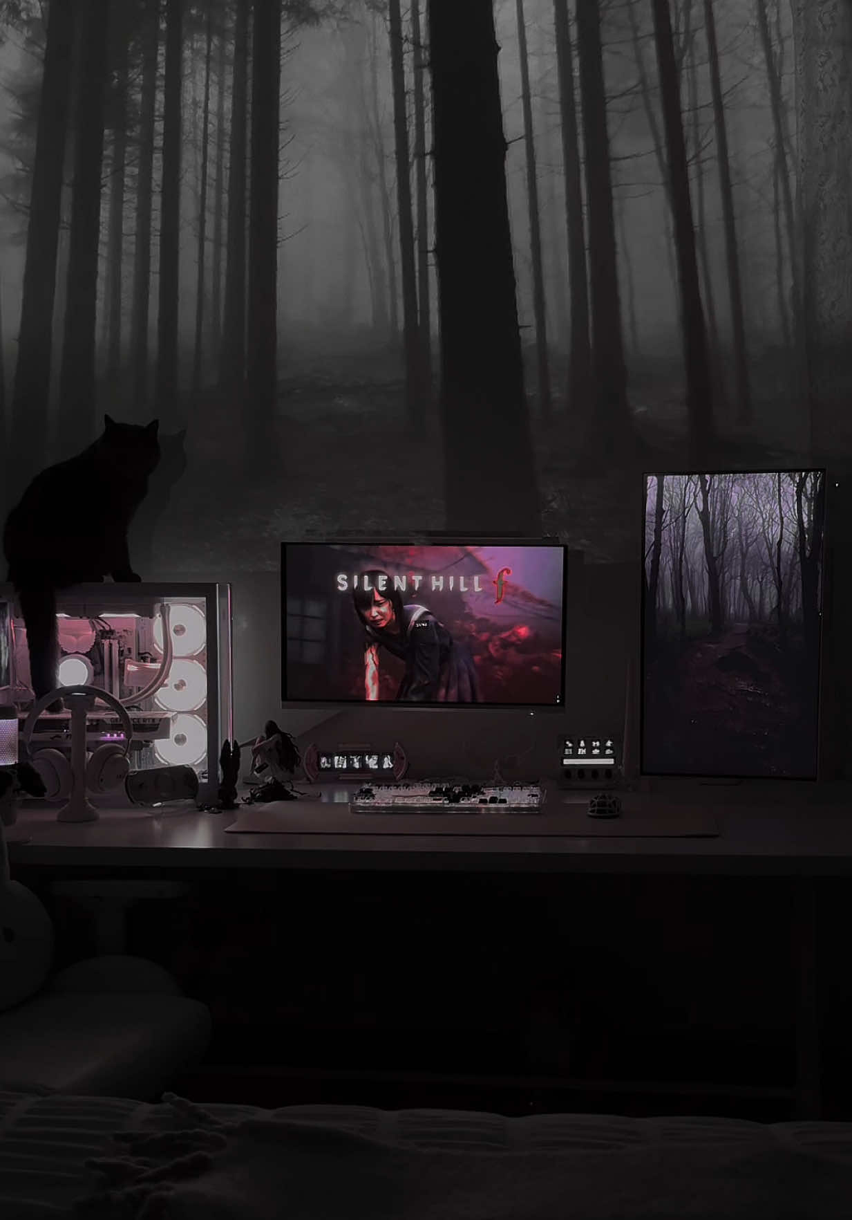 𝔰𝔦𝔩𝔢𝔫𝔱 𝔥𝔦𝔩𝔩 𝔣  ཐི⋆❤︎⋆ཋྀ ig : ivulet | ما شاء الله  I’ve been so excited for this game for the longest time, and Silent Hill f finally was released for early access today!!  i’ll be playing it on stream right now on my twitch: avalx ₊‧°𐐪𐑂°‧₊ ⋆˙⟡ collabs / business inquiries → ivulet@hotmail.com credits to @/editdetroit for the edit ❤︎ #silenthillf #silenthill #GamingSetup #سايلنت_هيل #konami